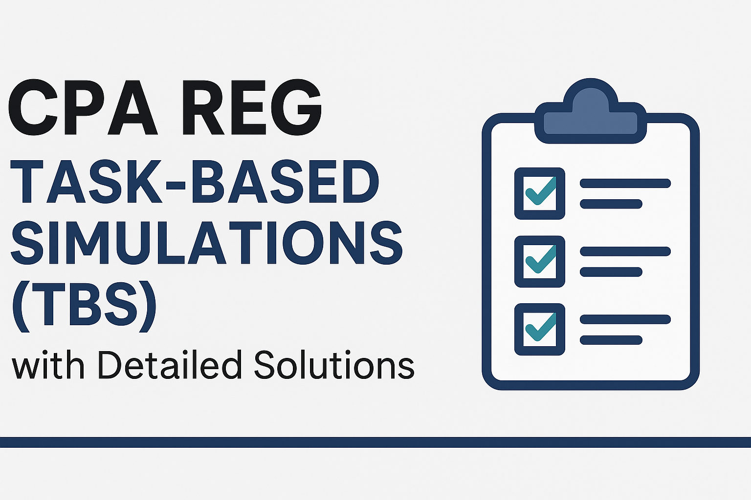 CPA REG Task-Based Simulations (TBS) | Complete Guide with Solutions ...