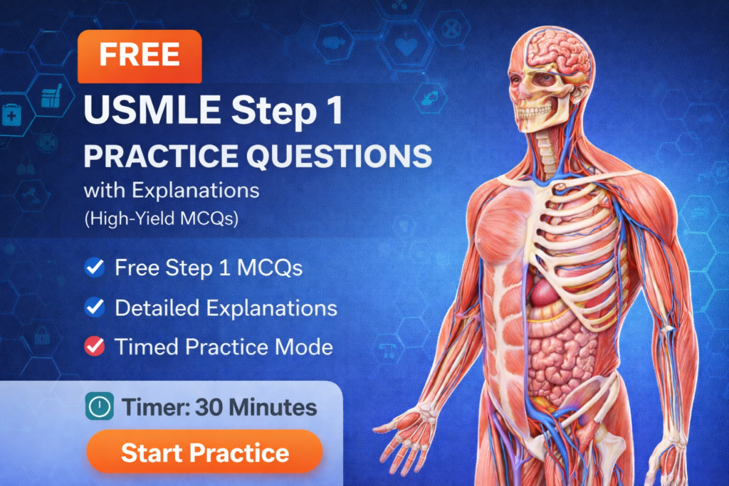 USMLE Step 1 Practice Questions with Explanations Free