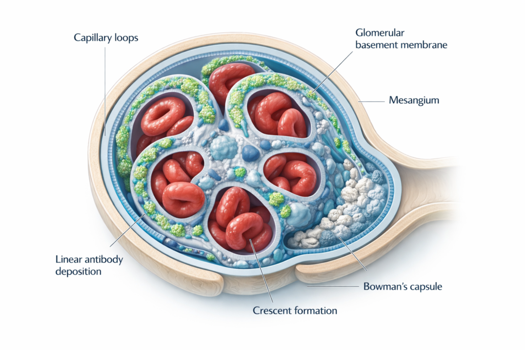 usmle step 1 glomerulonephritis pathology questions
